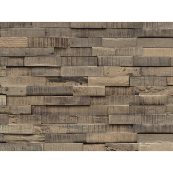 Wandverblender »INDO SLIMWOOD«, braun, geölt, Holz, Stärke: 18 mm