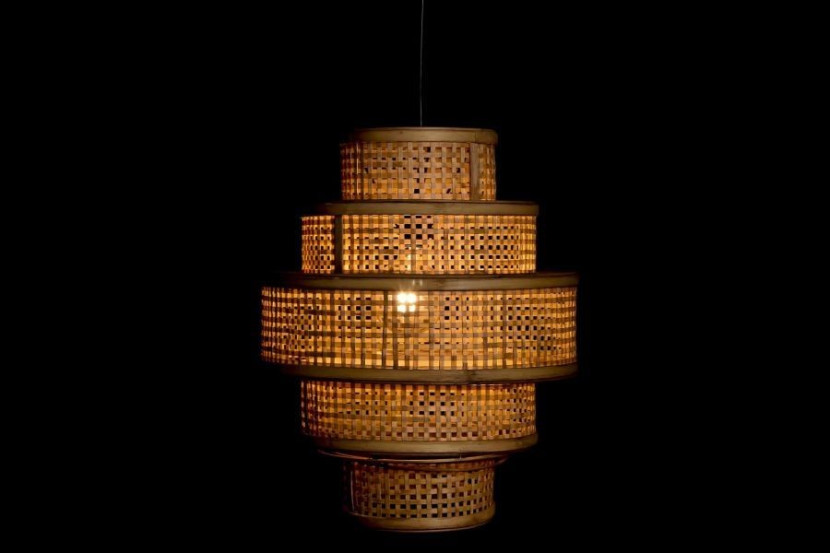 Lampa wisząca bambusowa 48x41 cmISIBANE
