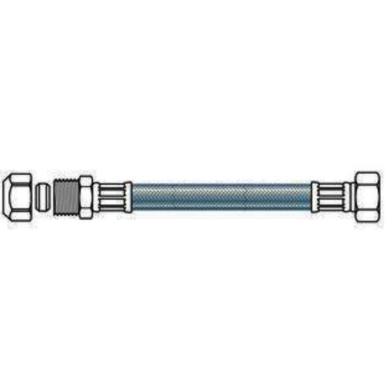 Raccord flexible bicône 10 x F 3/8