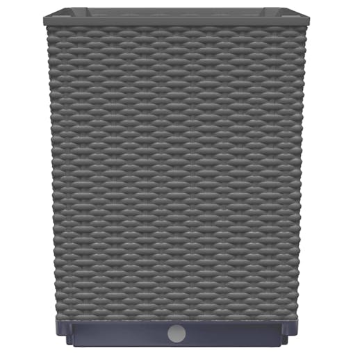 NNEVL Planters 2 pcs Black 30x30x37 cm Polypropylene