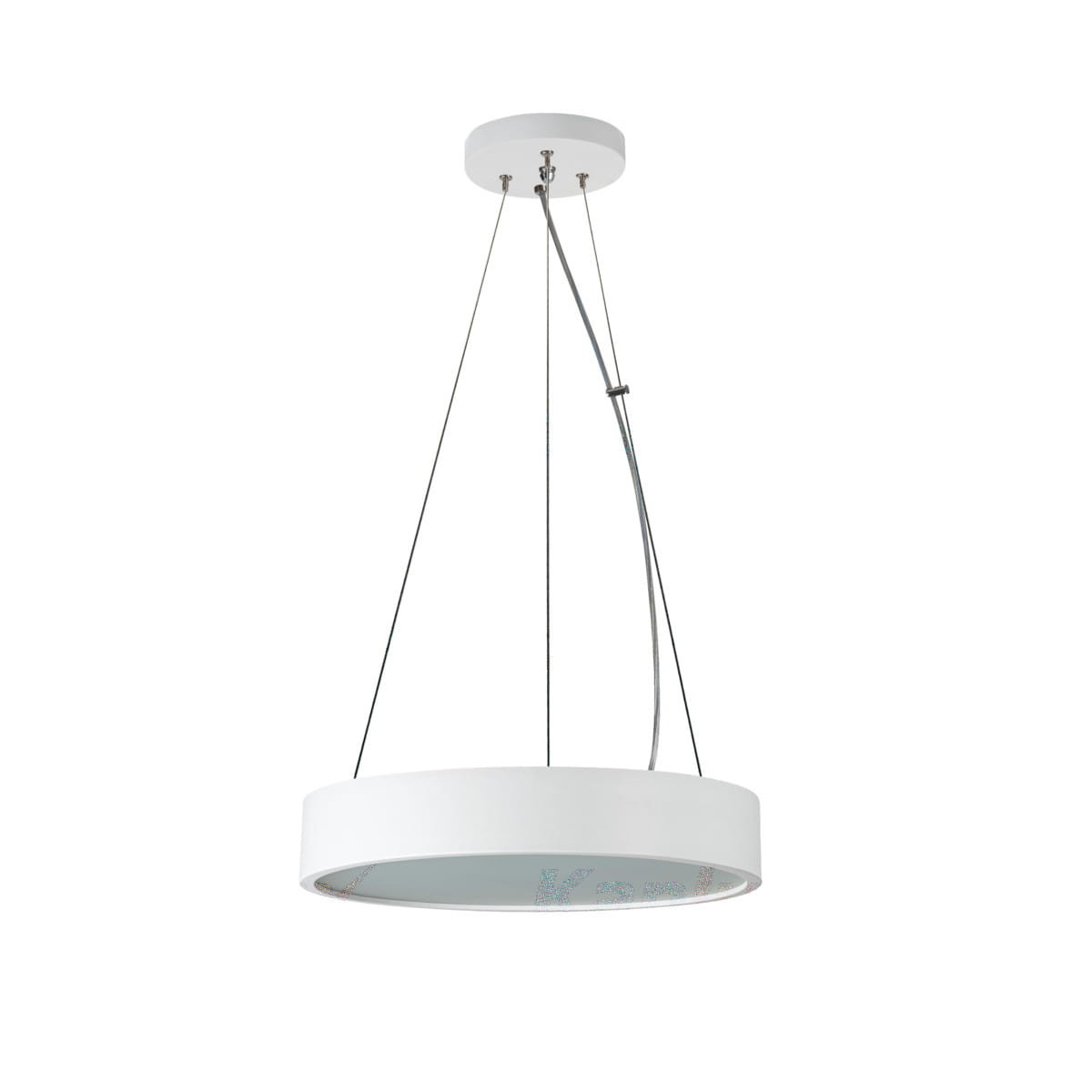 Lampa wisząca biała JASMIN 2xE27x20W wym: 100x37,5x37,5 cm Kanlux