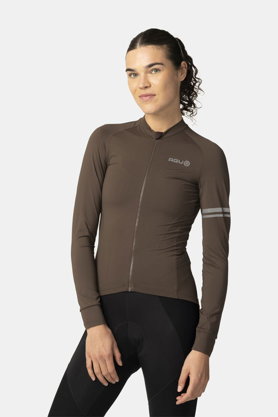AGU Solid Jersey LS Performance Shirt Dames