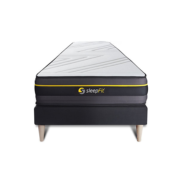 Ensemble Mémoire de forme de confort Ferme avec sommier kit