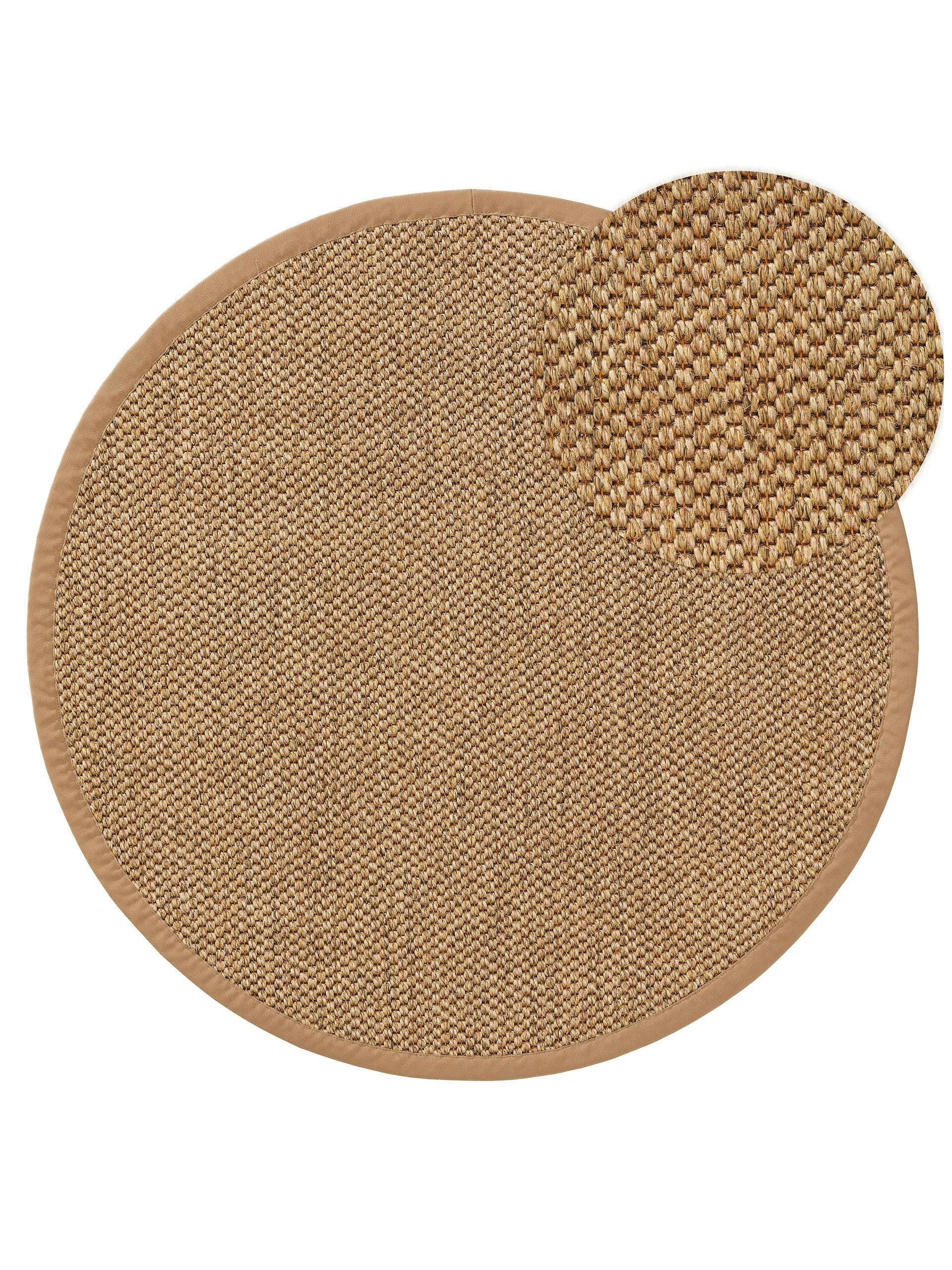 GRETA - Tapis sisal crème D 250 rond
