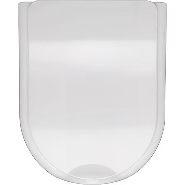 Abattant de WC a ouverture frontale PMR normes handicapé SANINDUSA New WC Care blanc