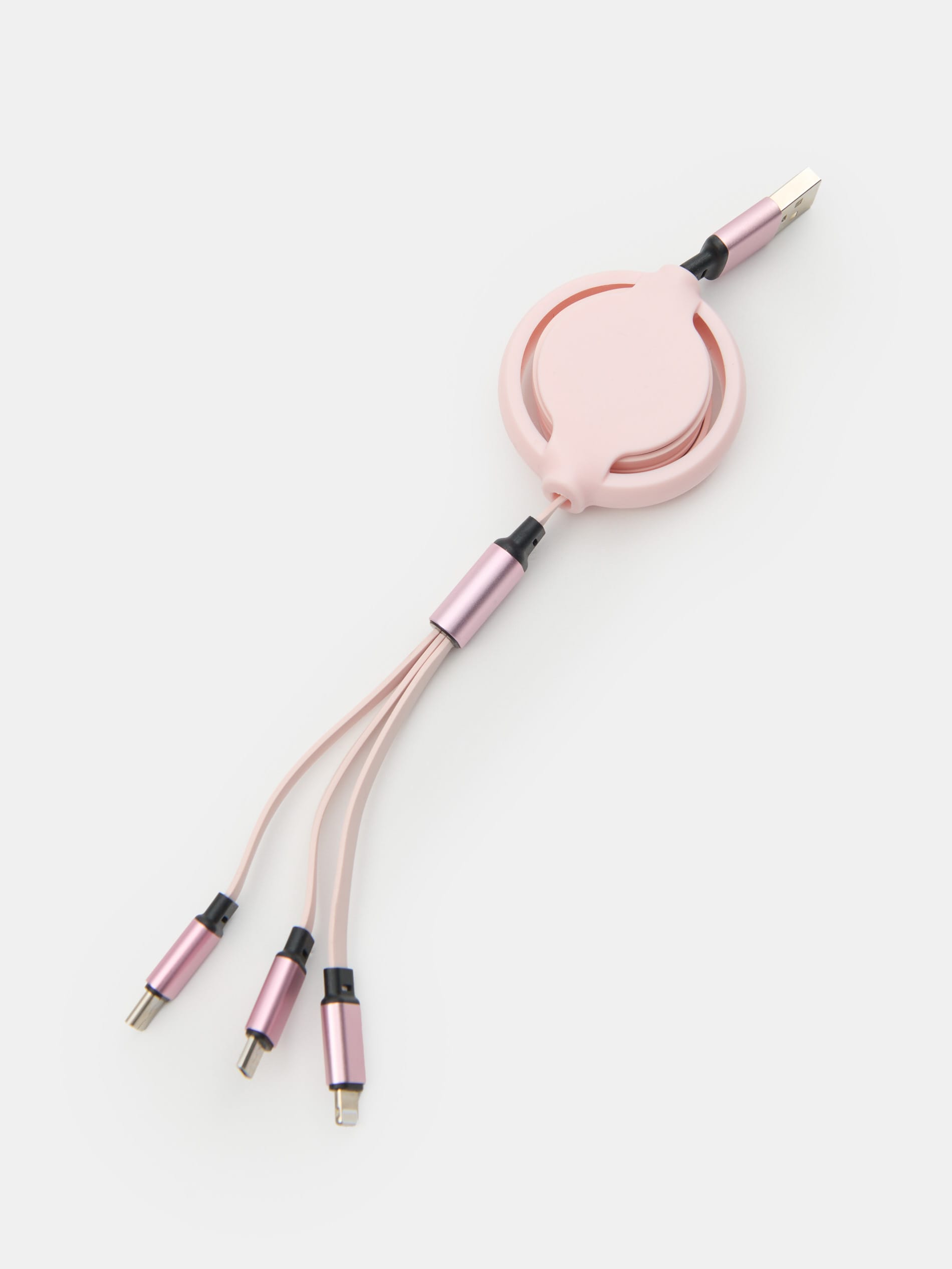 Zwijany kabel do ładowania 3w1