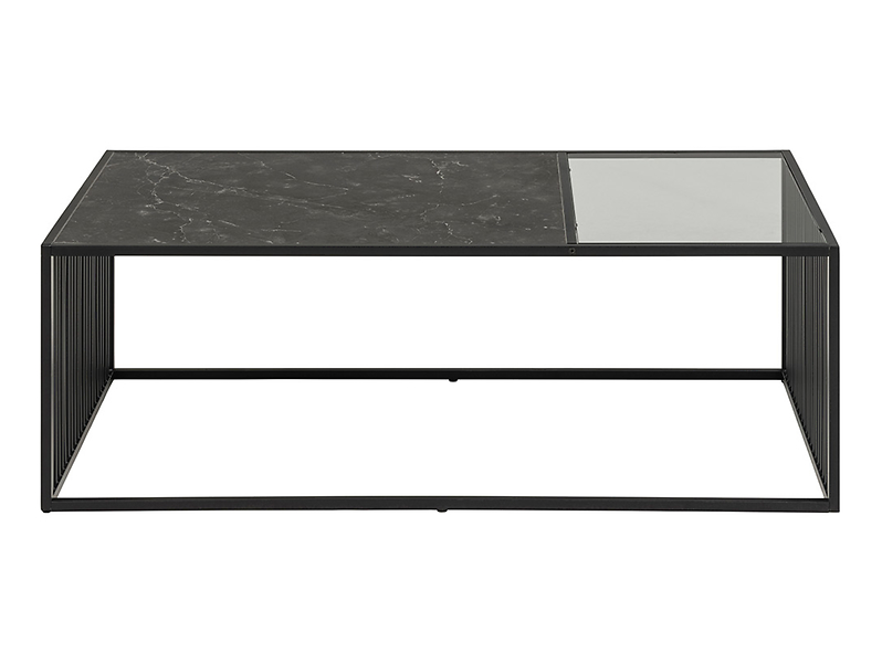 Stolik kwadratowy String 120x60 czarny