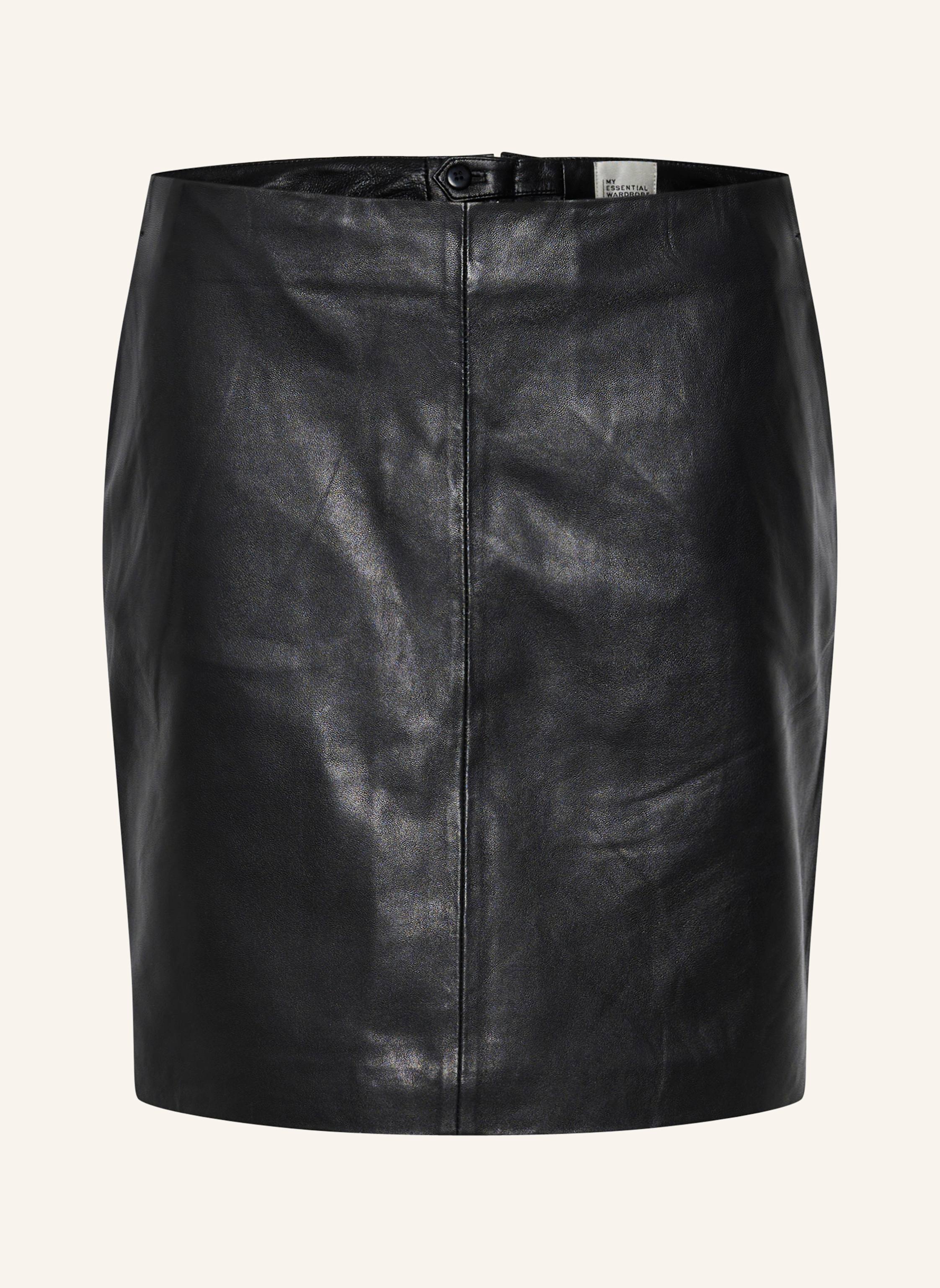 MY ESSENTIAL WARDROBE Lederrock MWTHESKIRT