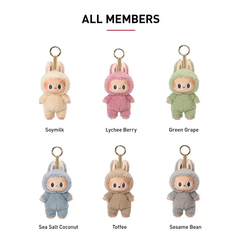 Pop Mart Labubu The Monsters Tasty Macarons Vinyl Plush Pendant