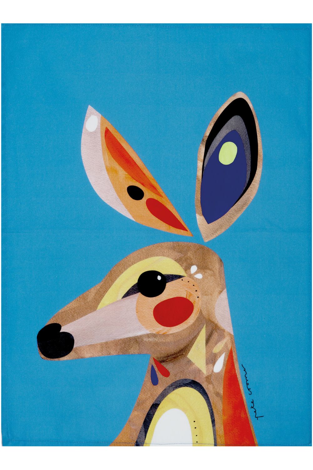 Maxwell & Williams Pete Cromer Kangaroo Tea Towel