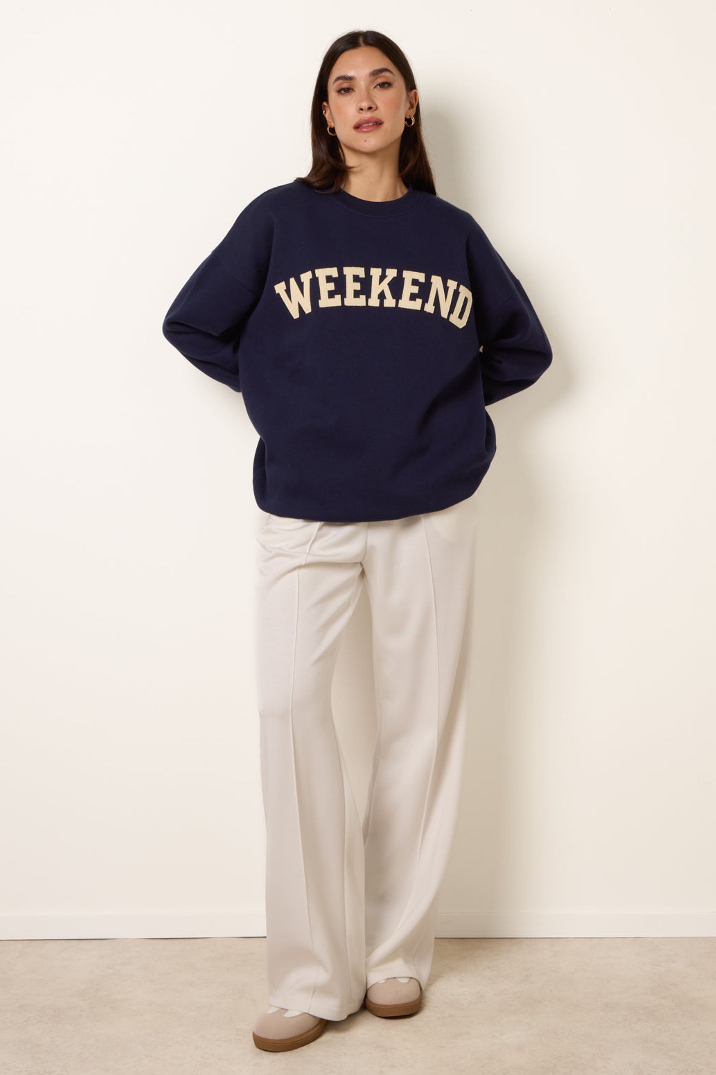 Blue Vanilla Navy Weekend Sweatshirt