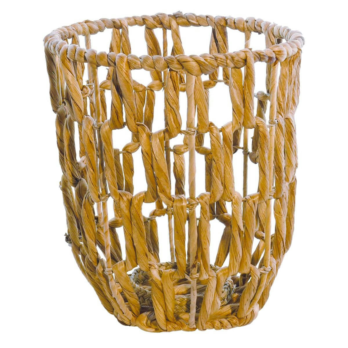 IGUASU - Photophore en jacinthe d'eau  naturel 23x23x26 cm