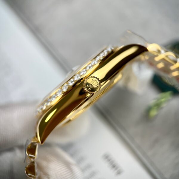 Rolex Day-Date YG Plated Gold Dial With Diamonds 40mm Super Clone