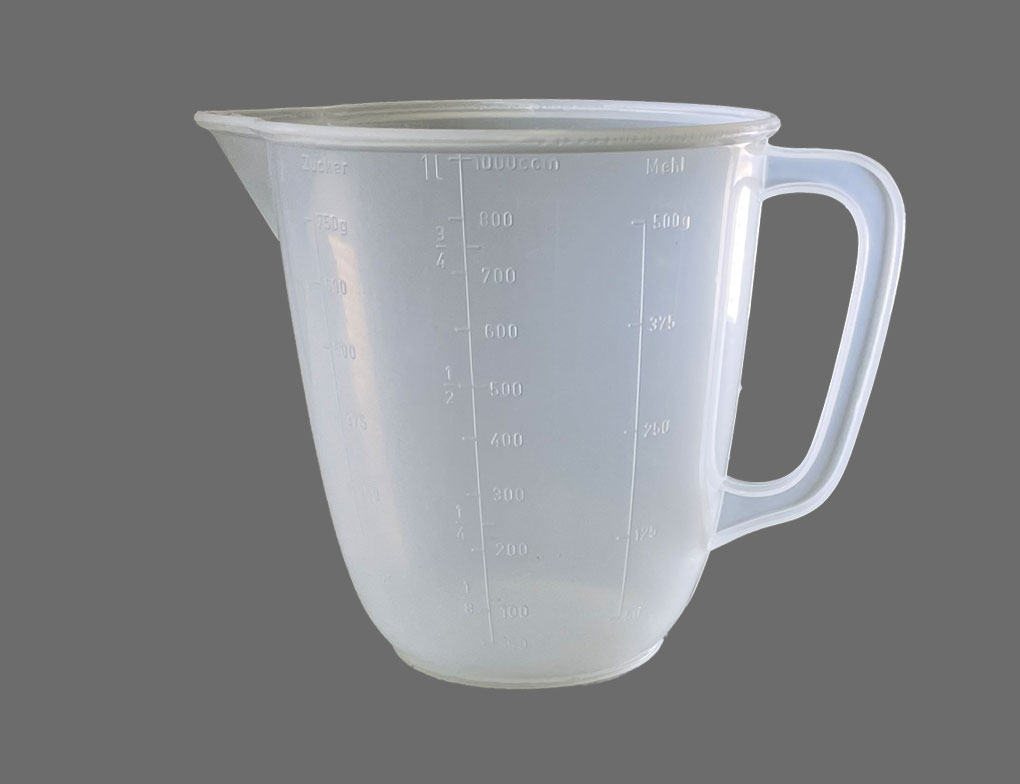 Messbecher transparent