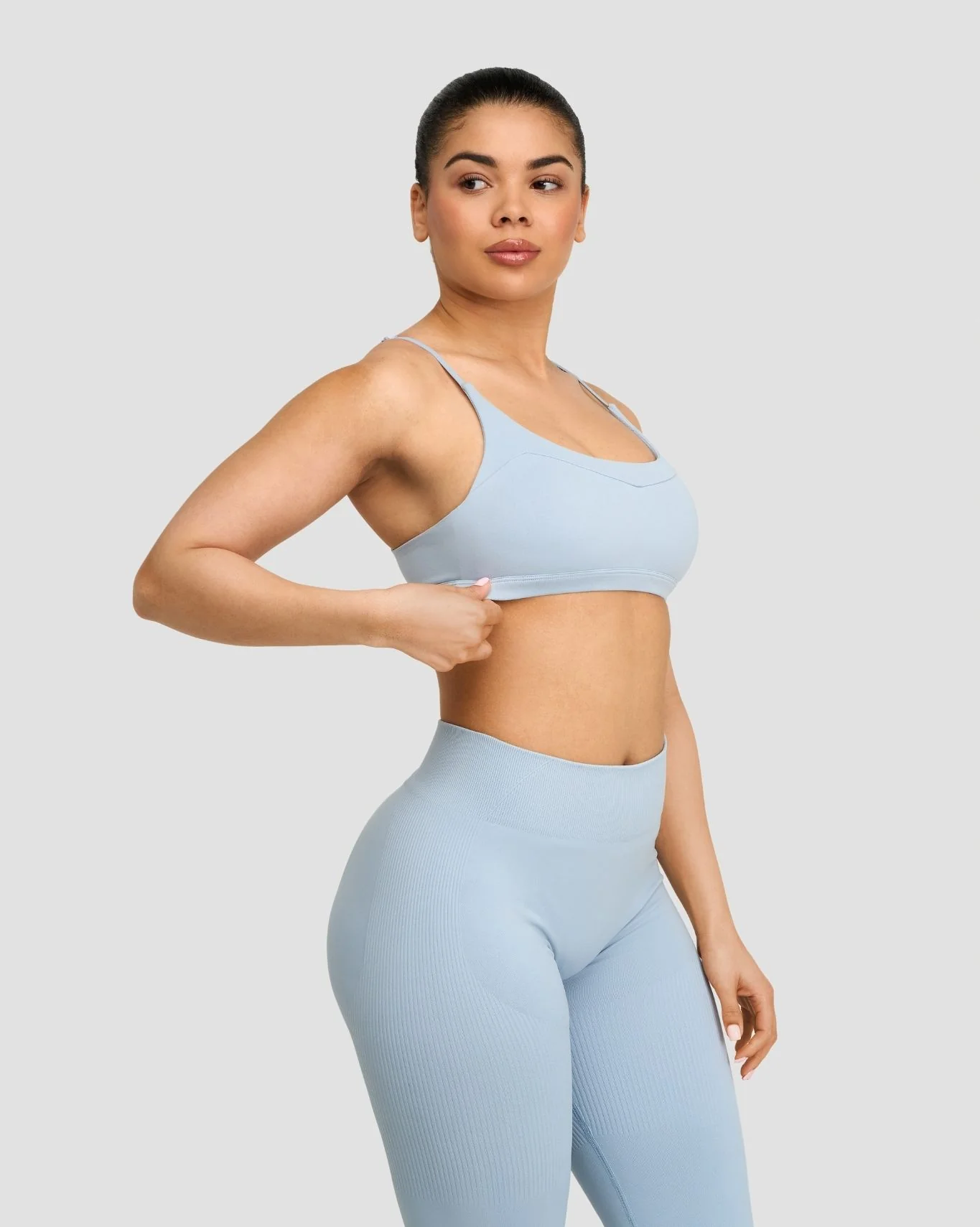 Elevate™ Sculpting Seamless Scoop Neck Bra | Blue Haze