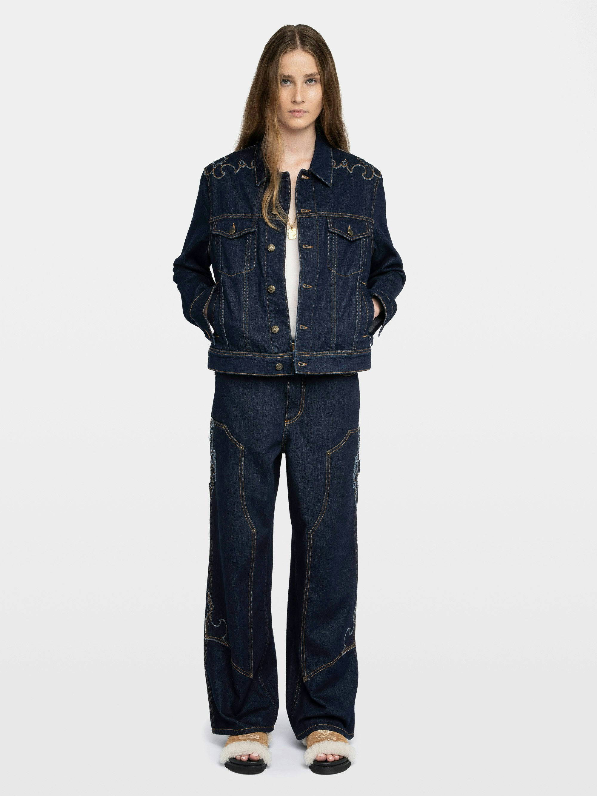 Blouson Bases Denim