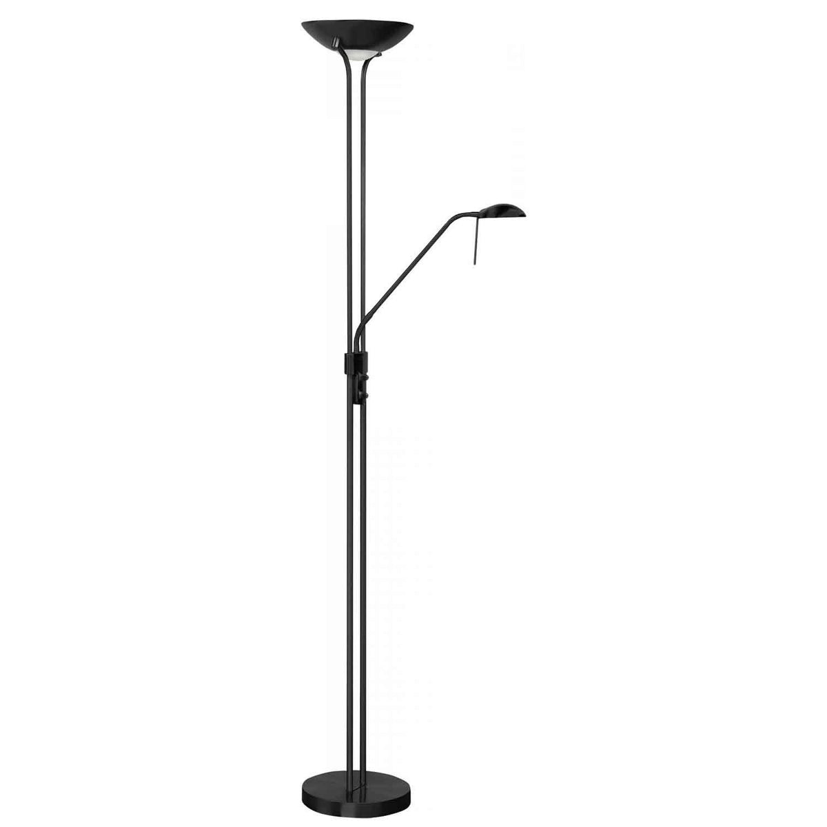 Highlight vloerlamp New - 2 lichts - 25 x 180  cm - zwart