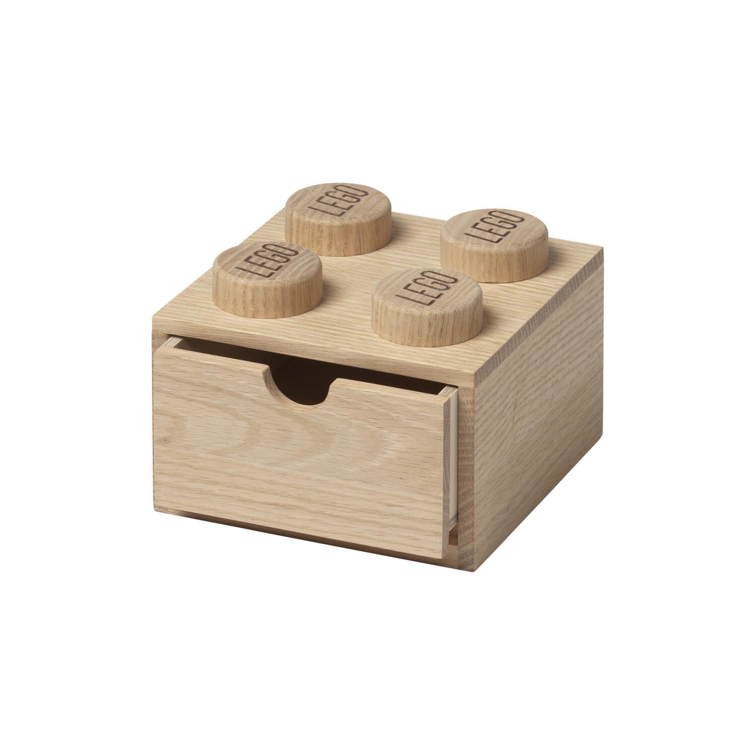LEGO&reg; 2x2 opbevaringskasse, s&aelig;bebehandlet eg