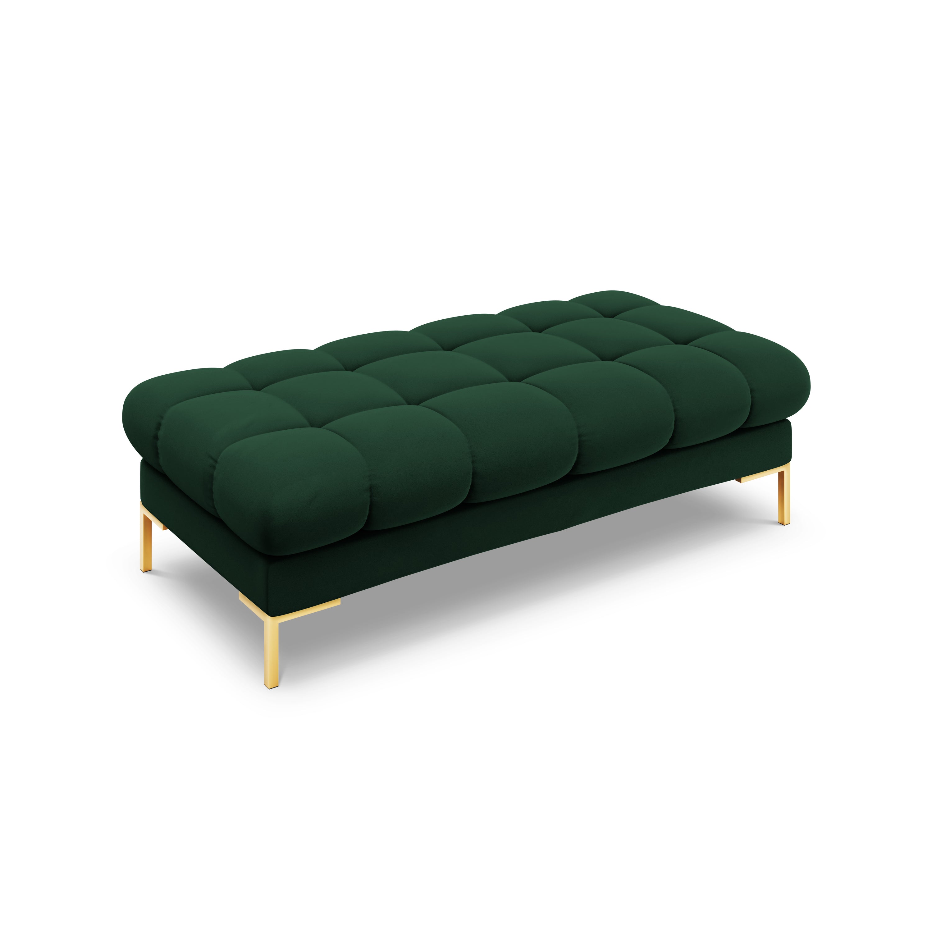 Cosmopolitan Design Bali Hocker - Flessengroen / Goud