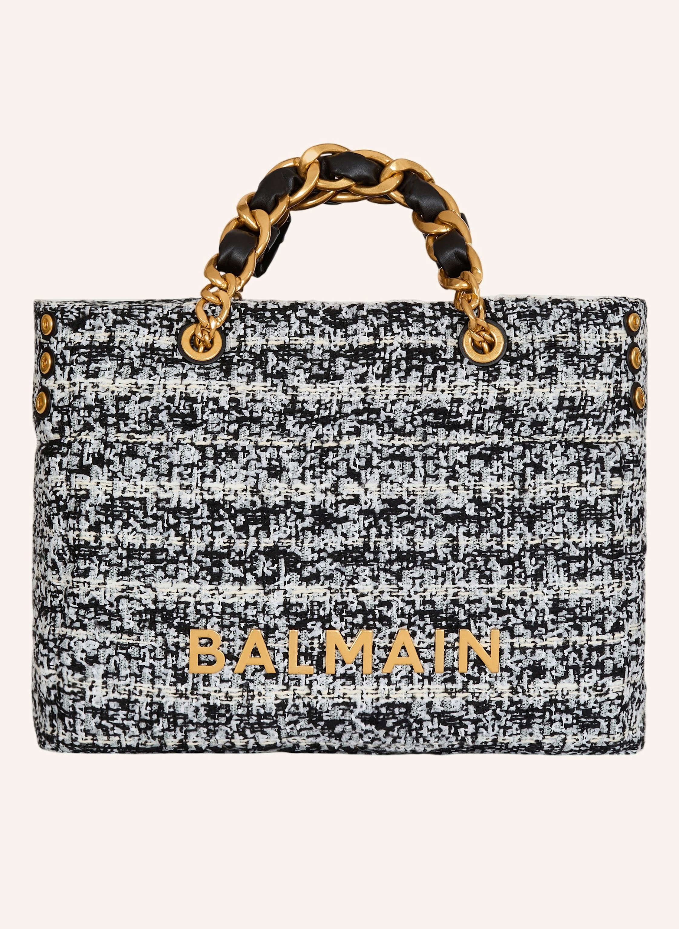 BALMAIN 1945 Soft Shopper aus Tweed