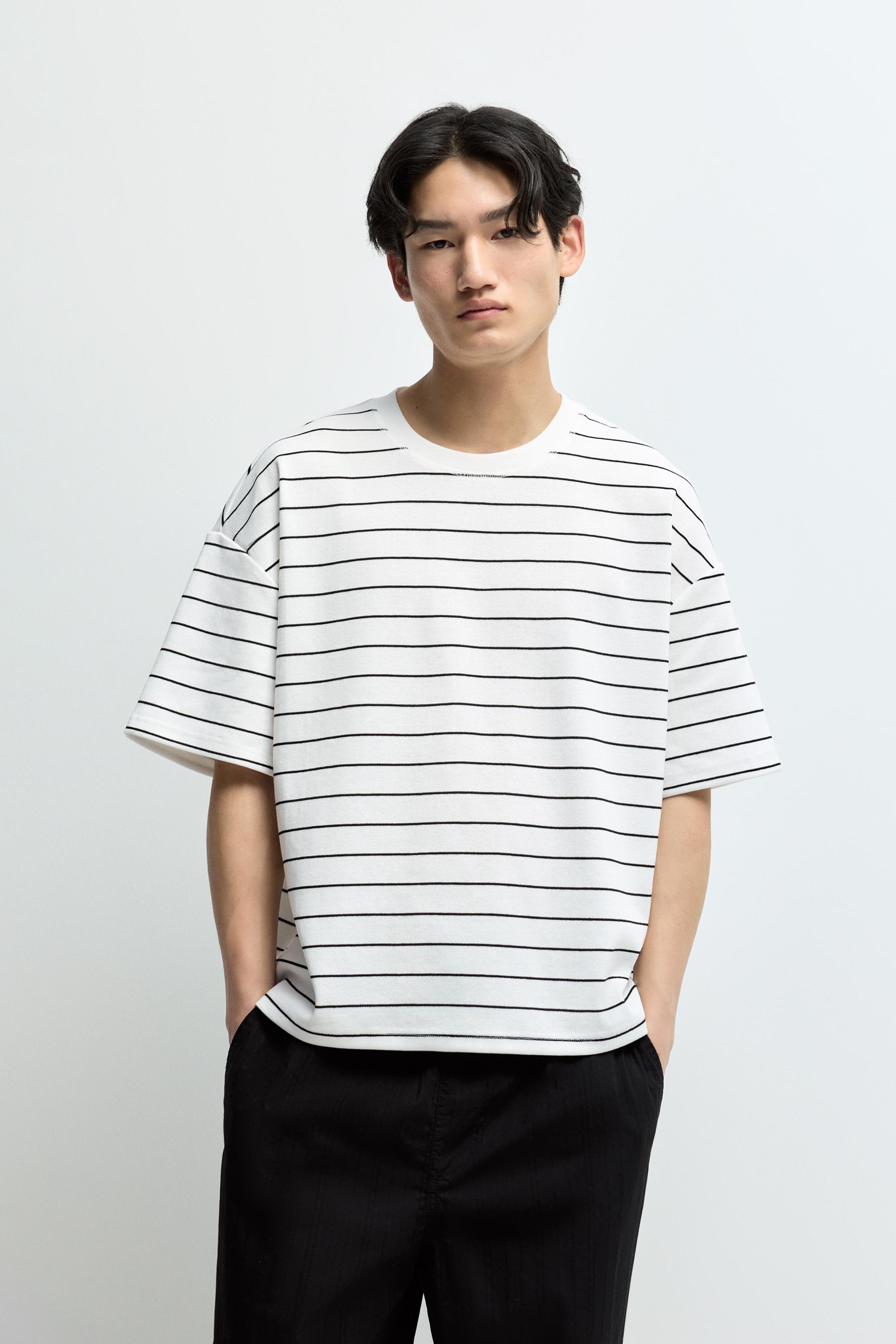 Camiseta rayas textura