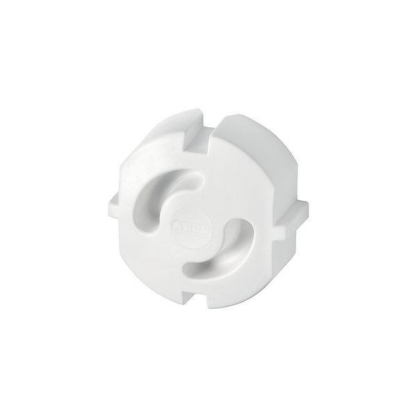 Caches prises Greta Junior Care plastique blanc Abus - 5 pièces
