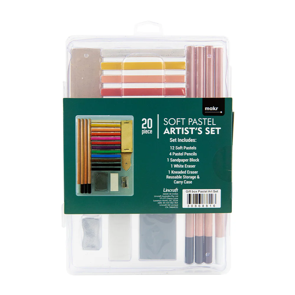 Makr Gift Box Pastel Art Set - 20pce