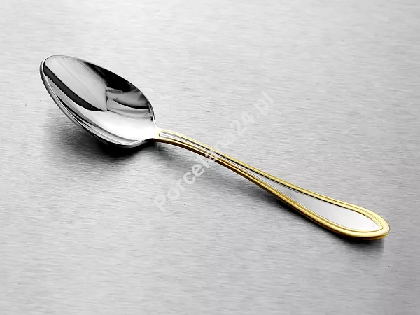 Komplet sztućców 24 cz. na 6 osób Hisar - Avsa Gold (3.0/2.5 mm) złocone