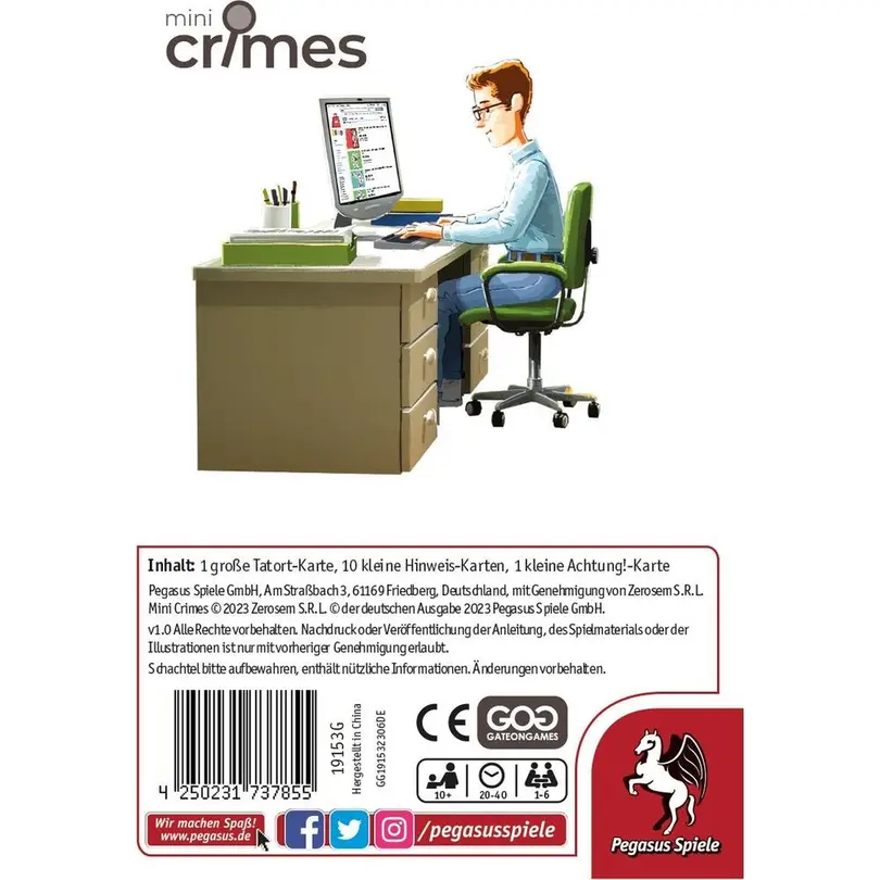 Kartenspiel MiniCrimes