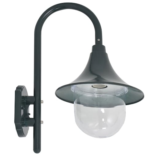 NNEVL Garden Wall Lamp E27 42 cm Aluminium Dark Green