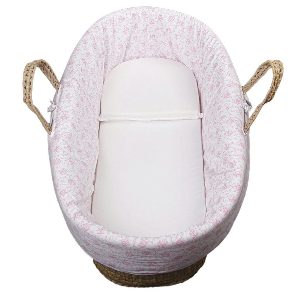 ALPHABET ROSE - Couffin alphabet rose