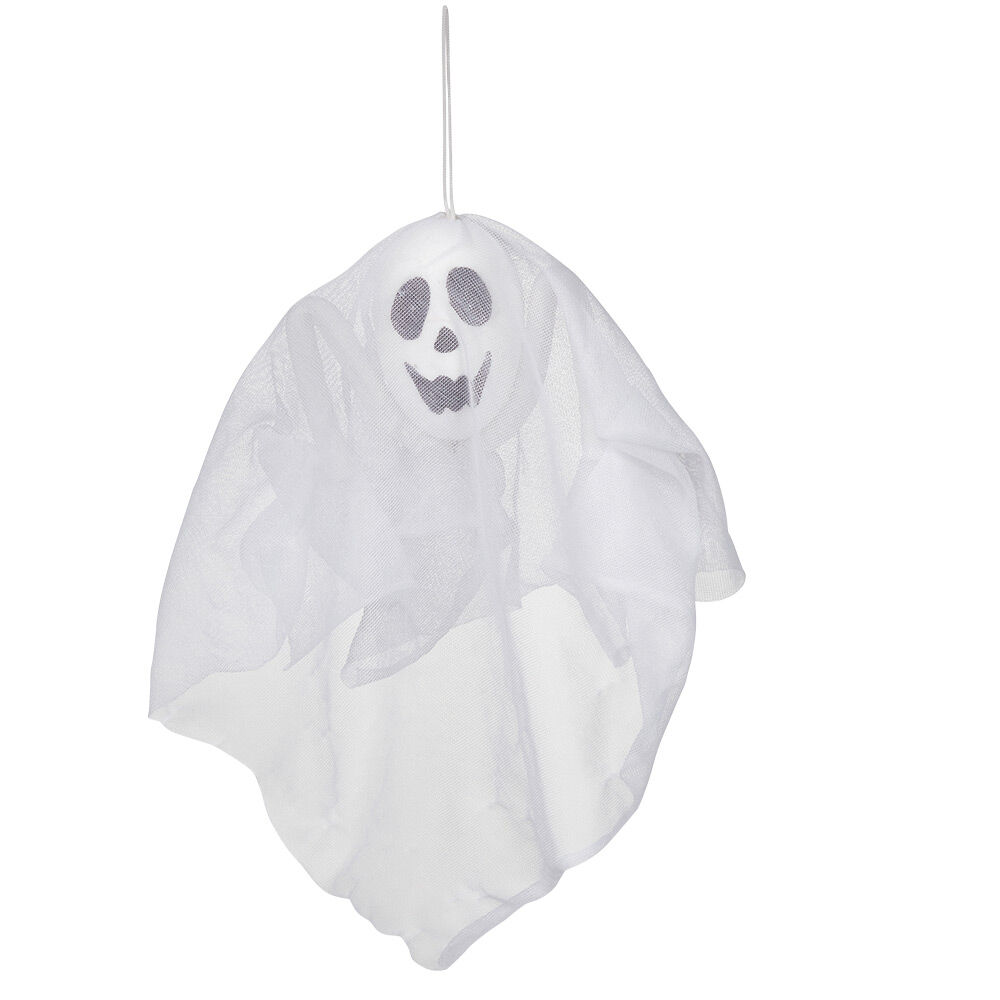 Fantôme Halloween à suspendre blanc