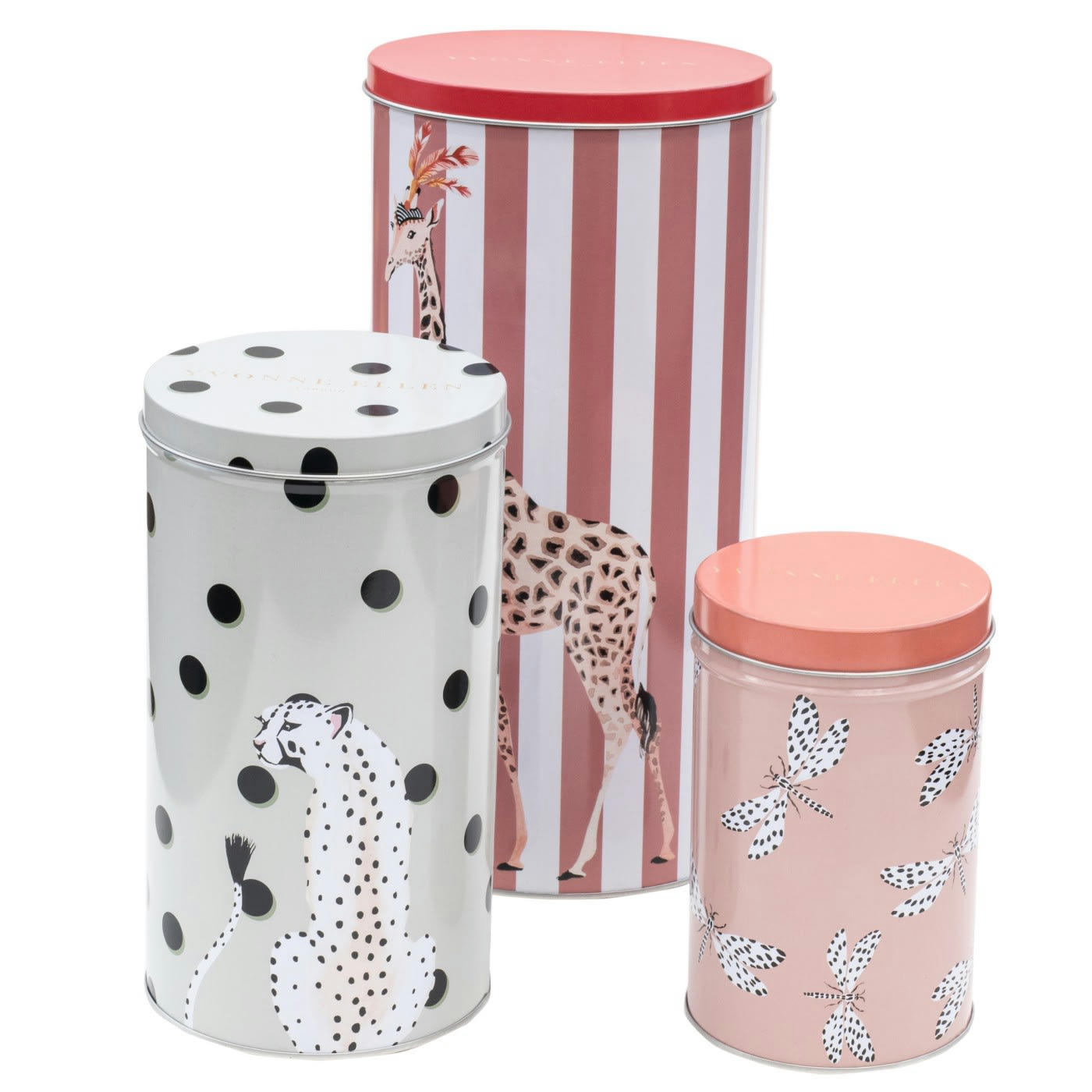 - Lot de 3 boîtes en métal 28cm