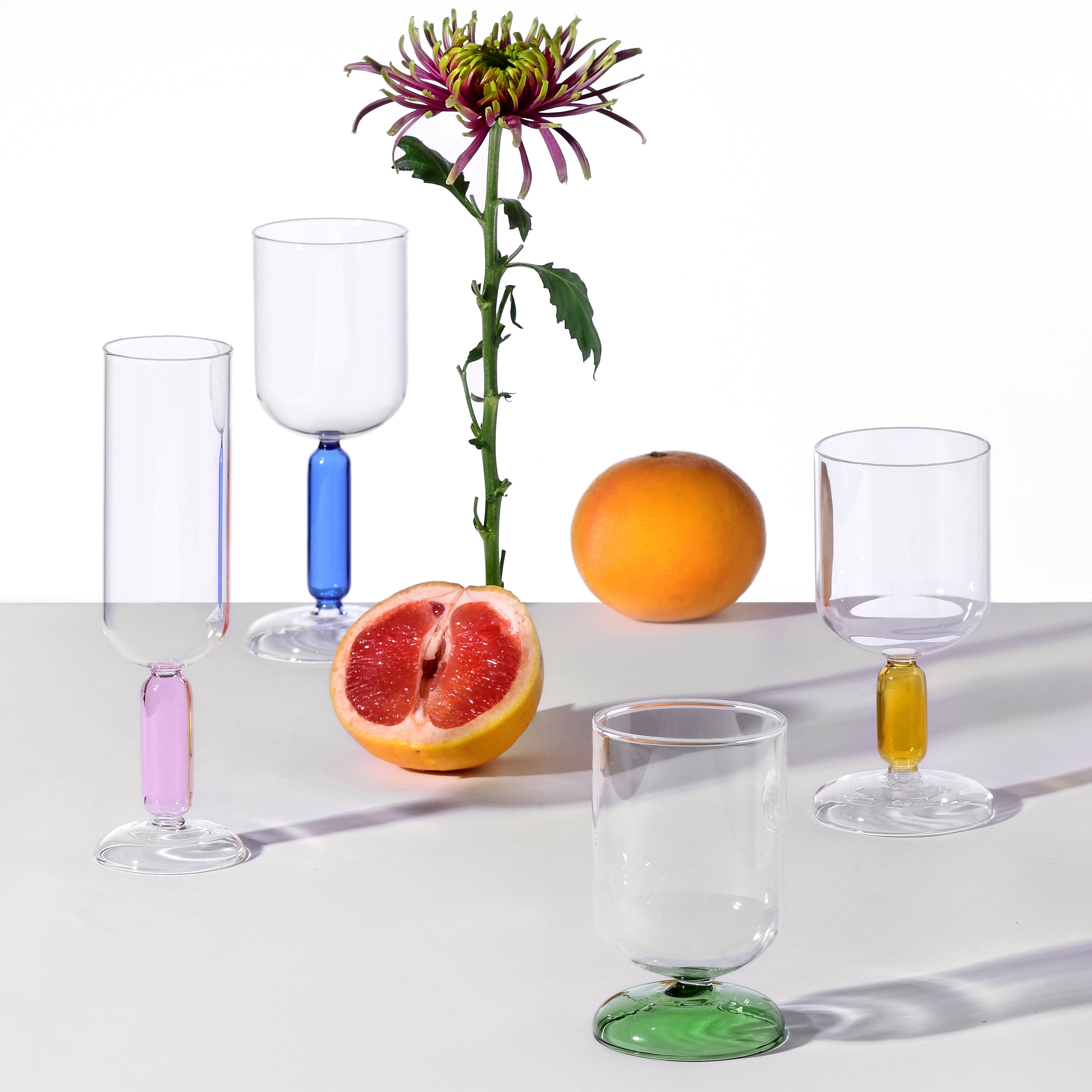 Ichendorf Milano Bloom Wijnglas H 16 cm - Amber