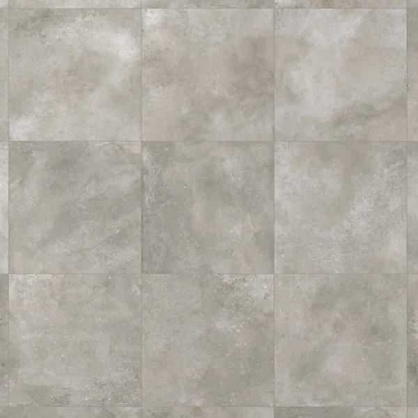 Carrelage sol extérieur en grès cérame émaillé effet béton gris l.45 x L.45 x ép.0.85 cm Rohe