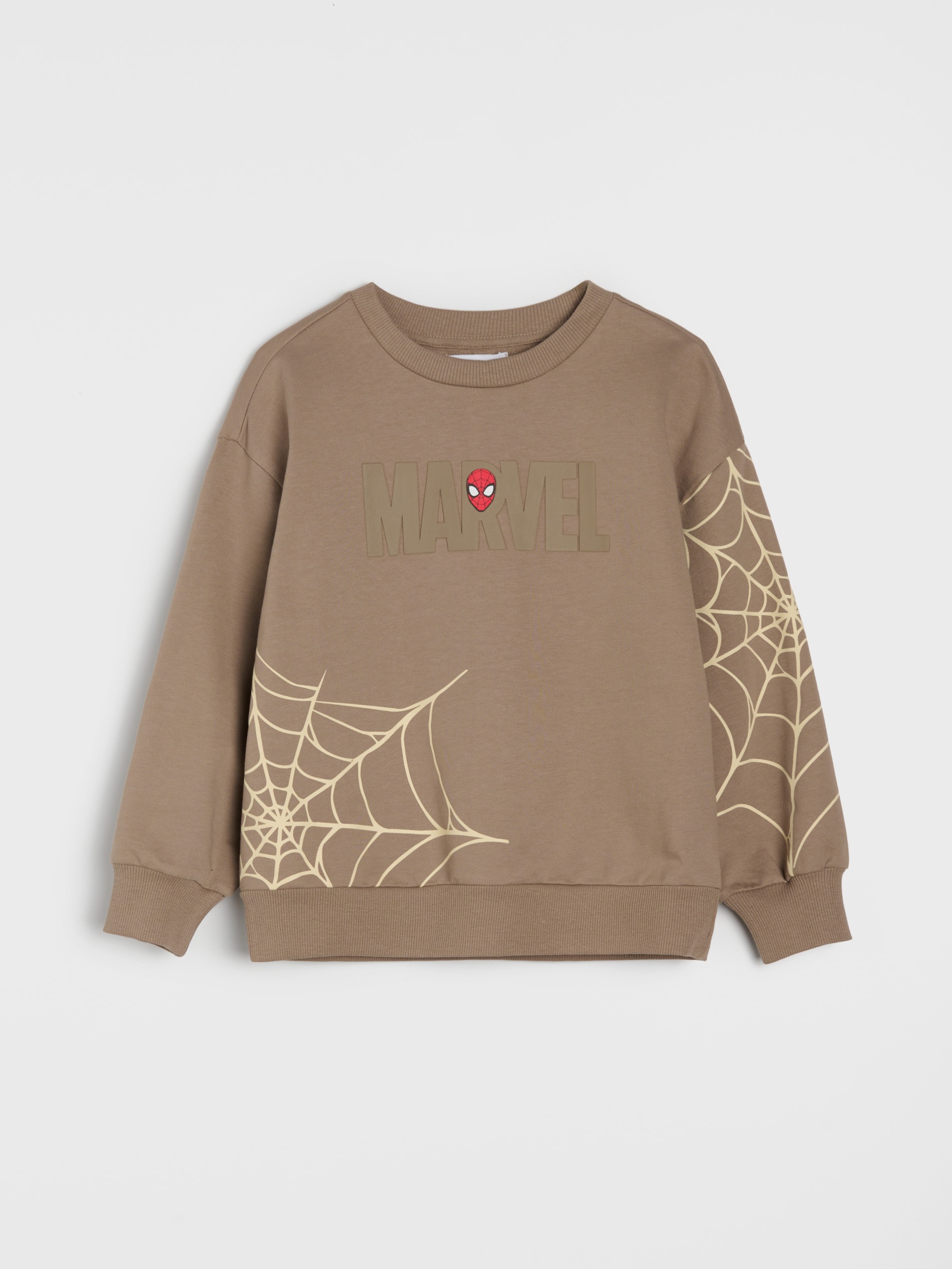 Bawełniana bluza crewneck z nadrukiem Spider-Man