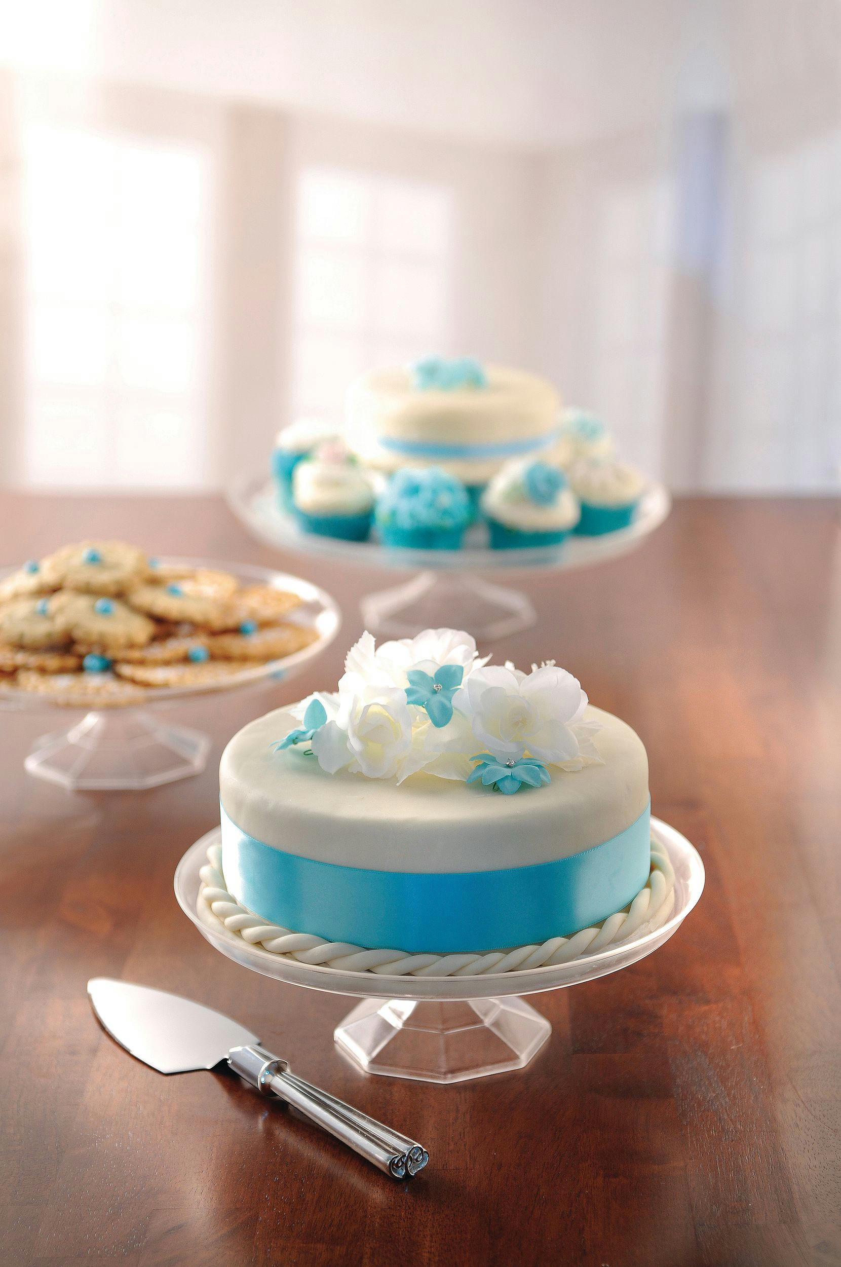 Small Clear Plastic Cake Stand