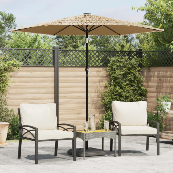 Parasol ogrodowy Brąz 223 x 223 x 213 cm vidaXL