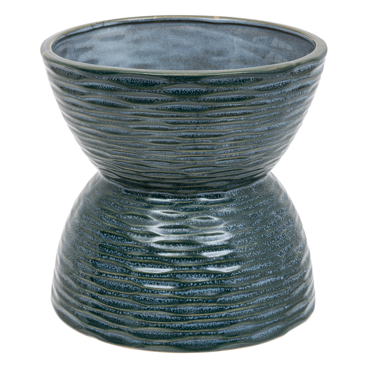 "Be vintage" pot Ceramic, Teal, D.19 cm