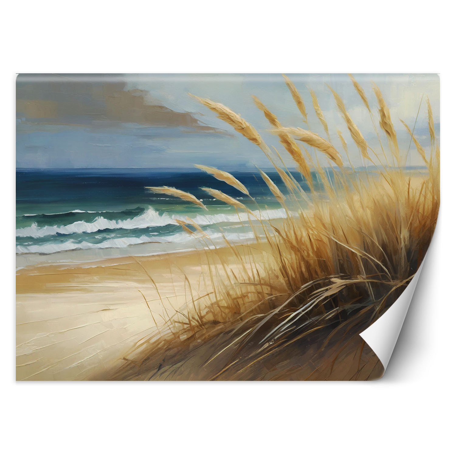 Fototapeta, plaża, wydmy morskie, przyroda