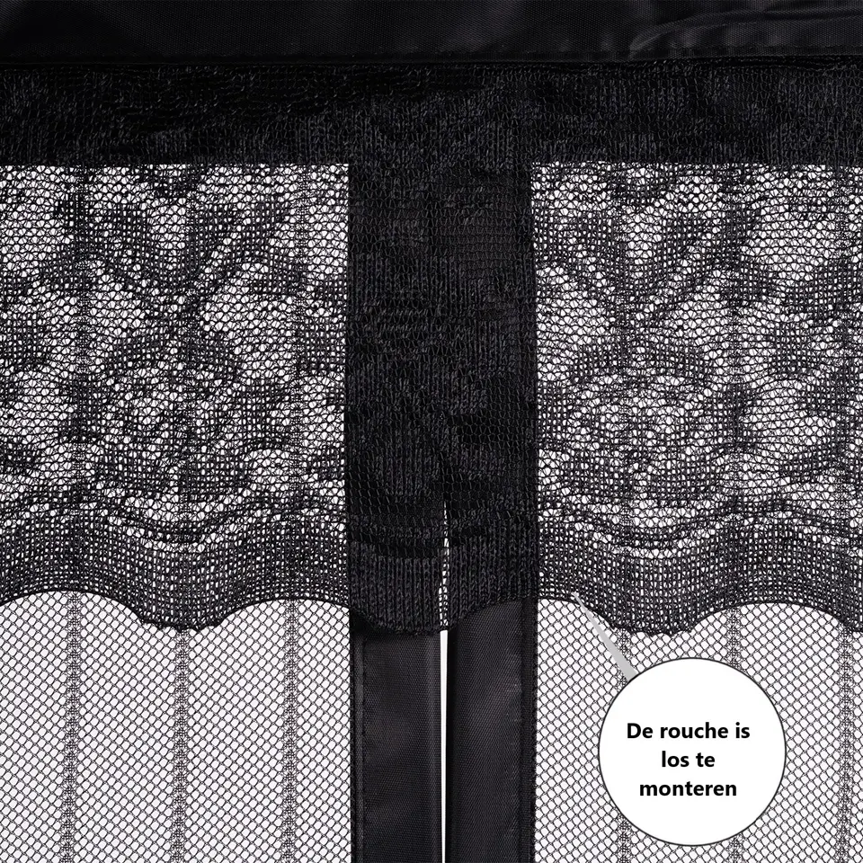 O'DADDY Magnetisch Vliegengordijn - Deurgordijn 100x230cm - Zwart
