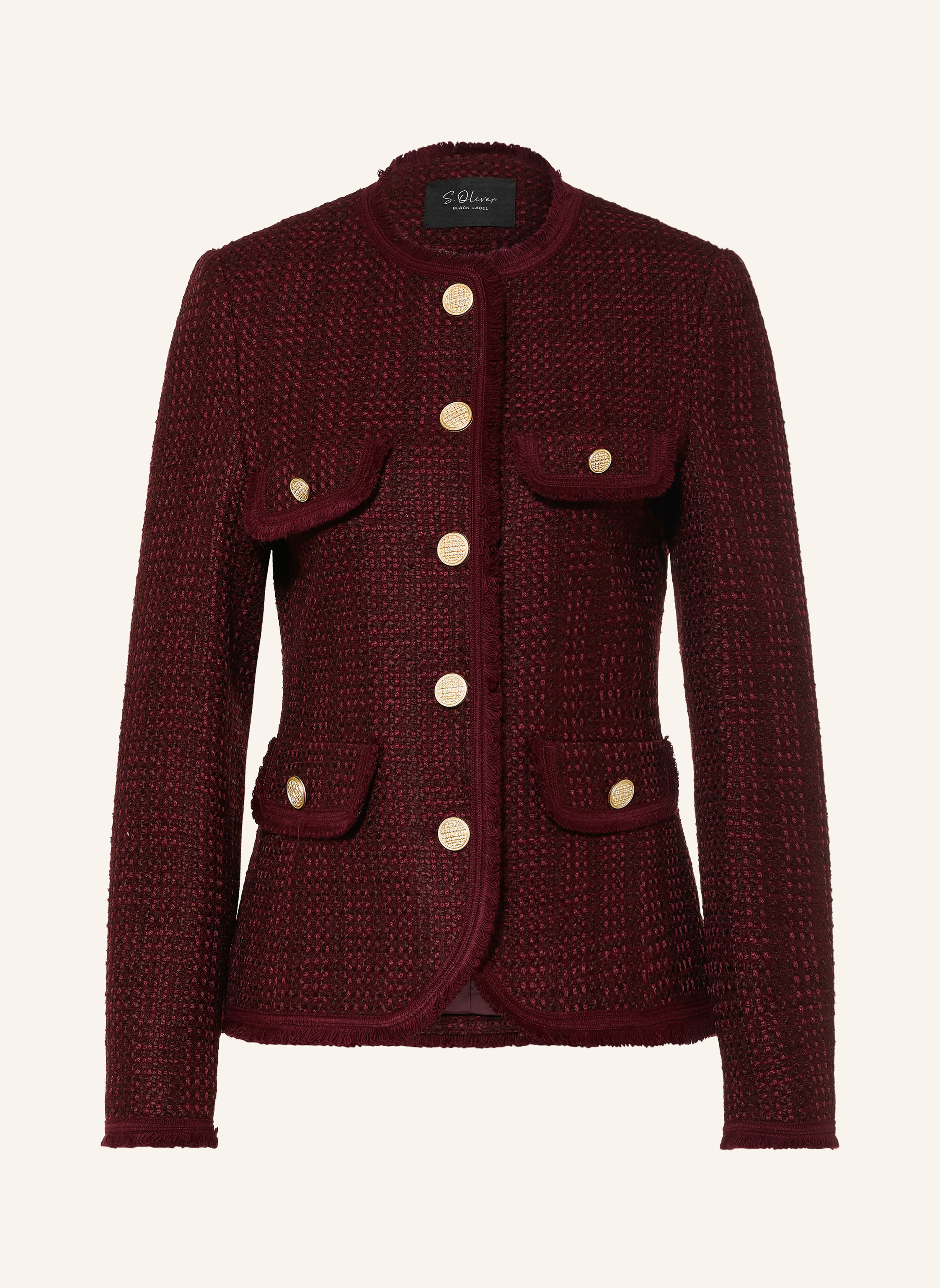 s.Oliver BLACK LABEL Bouclé-Blazer