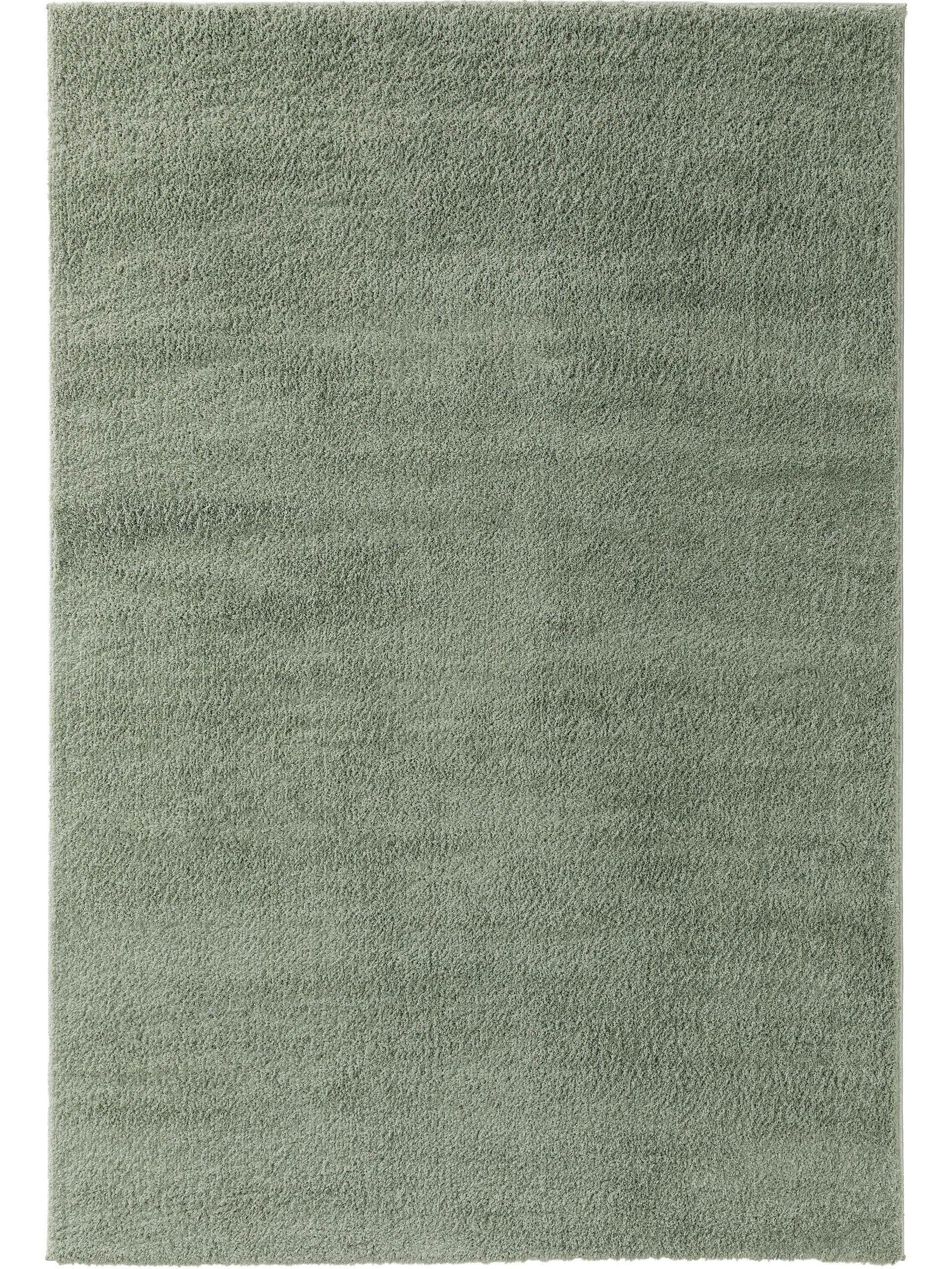 SODA - Tapis à poils longs vert clair 160x230