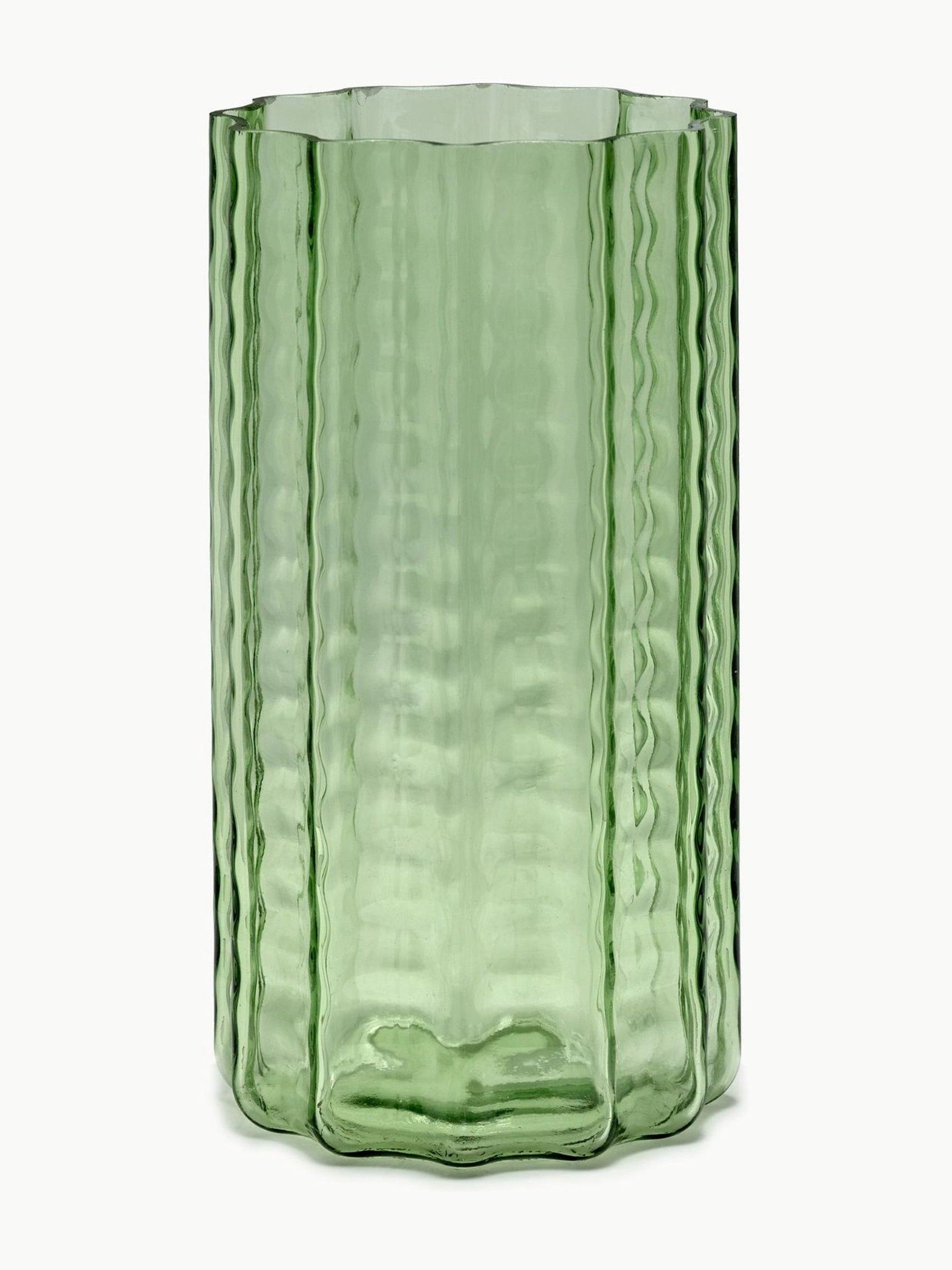 Green No.2 Waves Vase