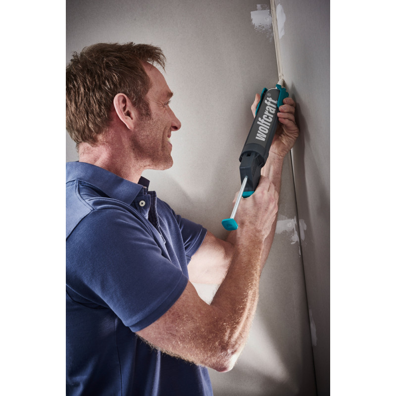 Cartouche vide refermable pour enduit 310 ml 3 pièces WOLFCRAFT
