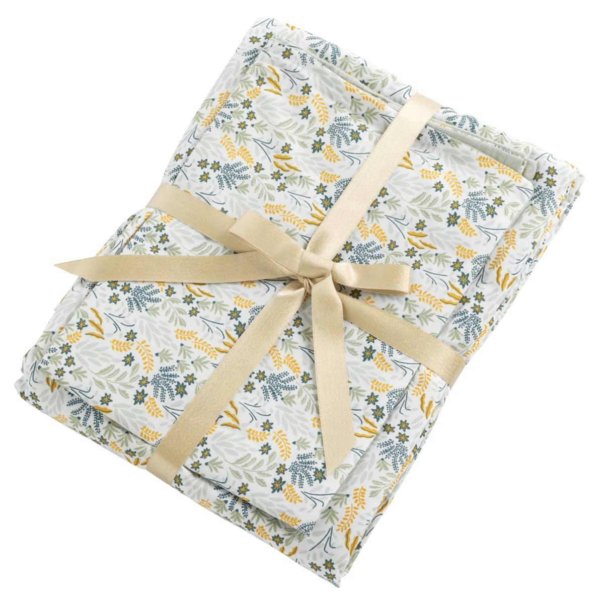 PROMENONS NOUS - Housse de couette 100x135cm en coton vert tilleul