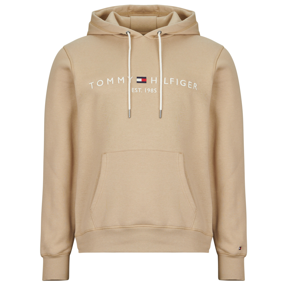 Tommy Hilfiger - TOMMY LOGO HOODY - Beige