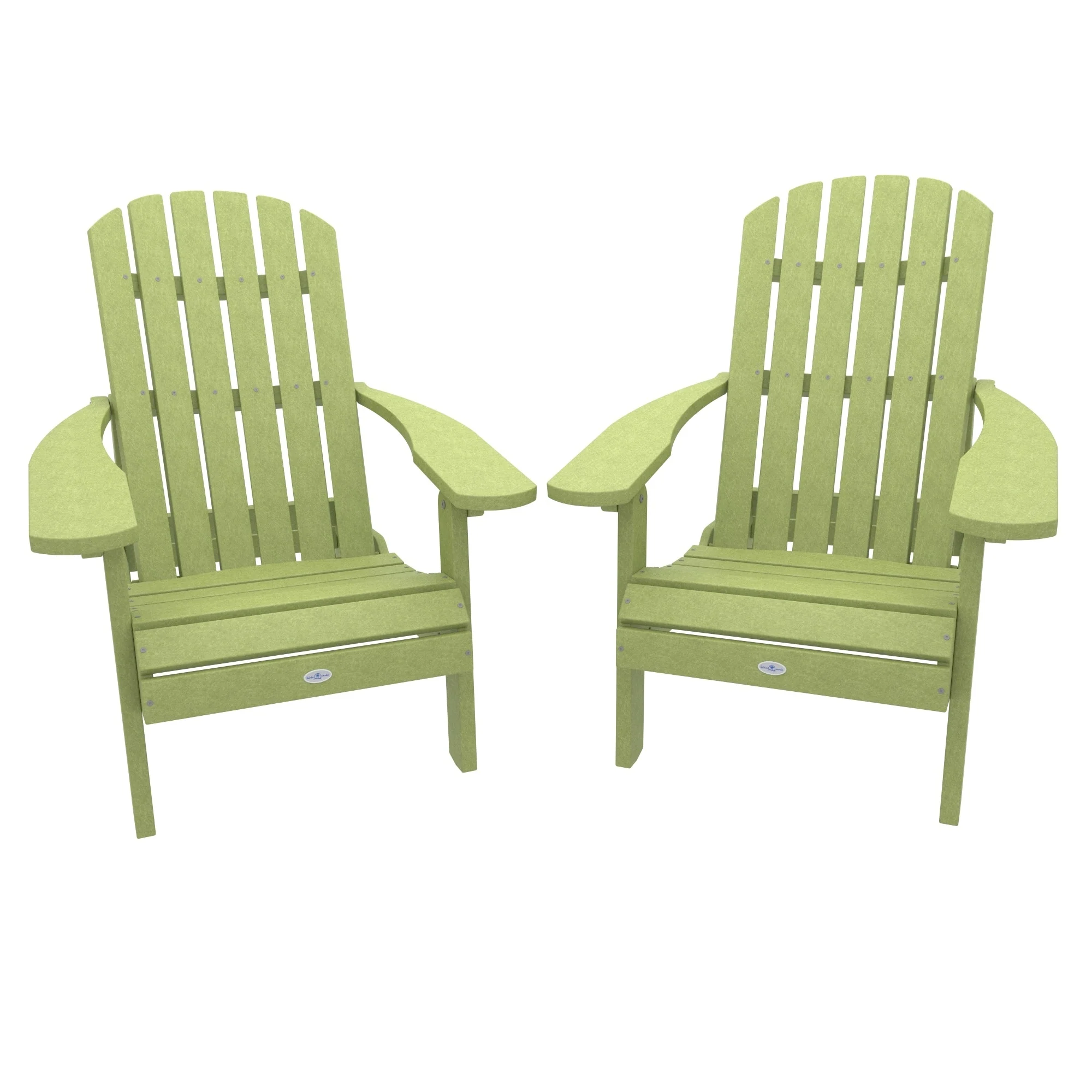 BAHIA VERDE OUTDOORS Cape Folding and Reclining Adirondack Chair Set