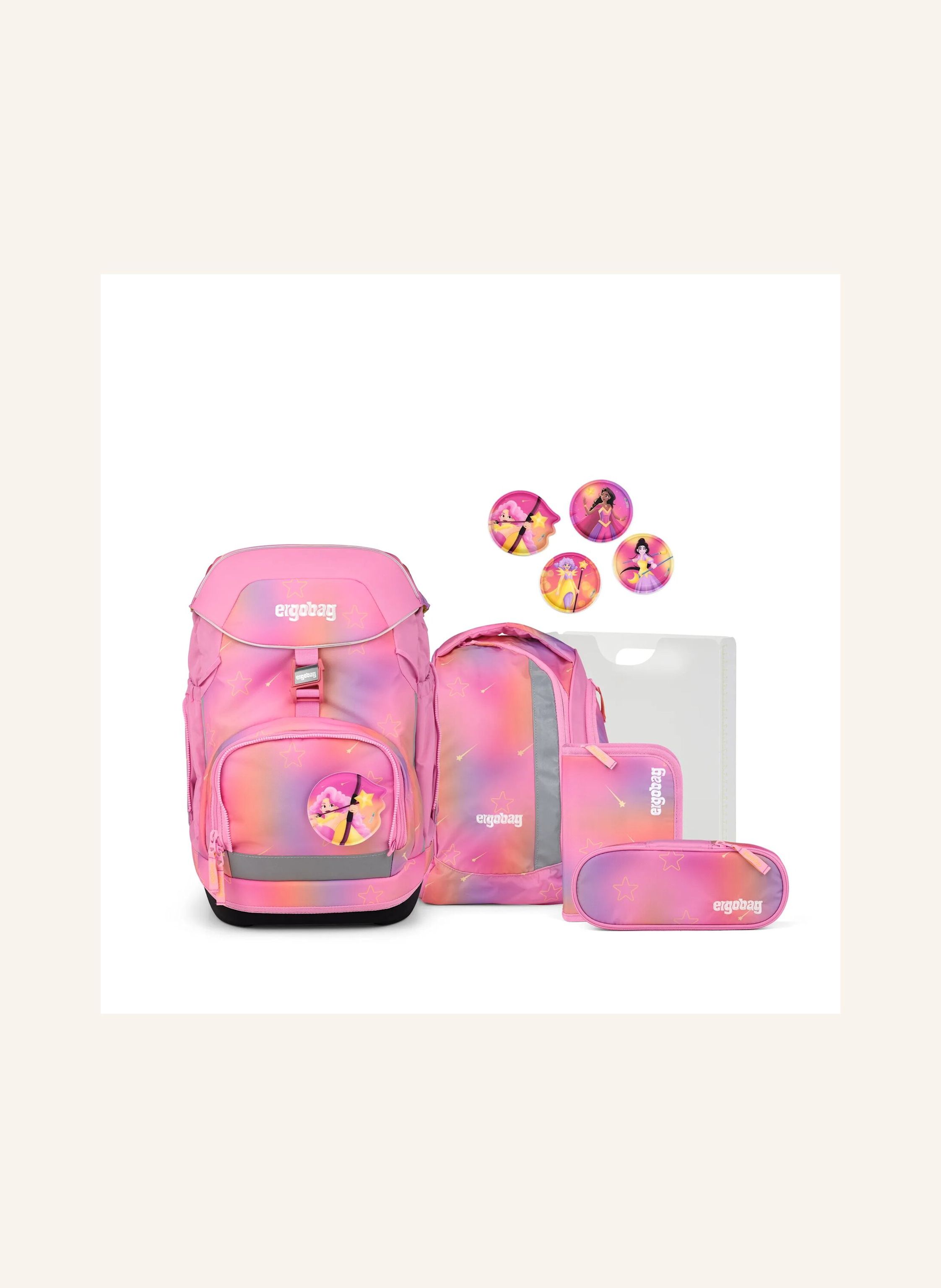 ergobag Schulranzen-Set PACK SET