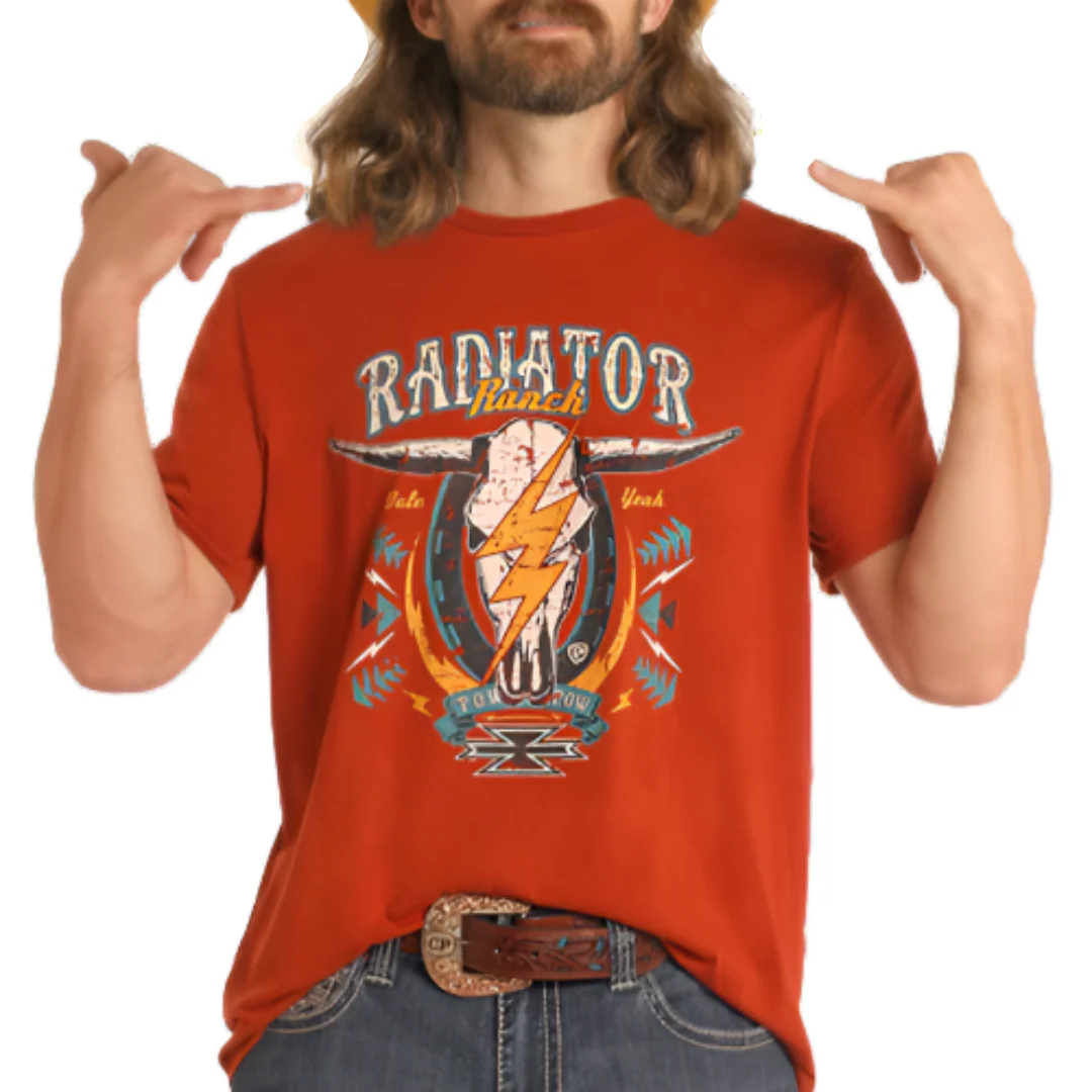 Футболка унисекс Rock & Roll Denim Brisby Radiator Ranch Lightning